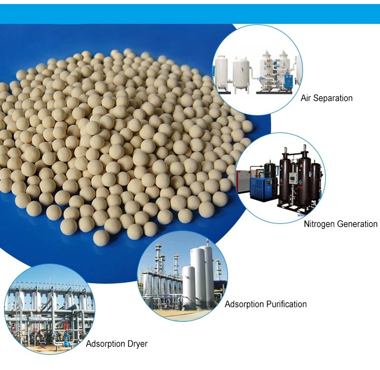 0.5mm-0.8mm 4-6mm 5-8mm Molecular Sieve The Removal Dehydration Of Organic Solvent Moisture Removal Drying Lithium Battery Electrolytes